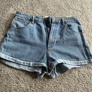 Abrand Women’s Denim mom shorts